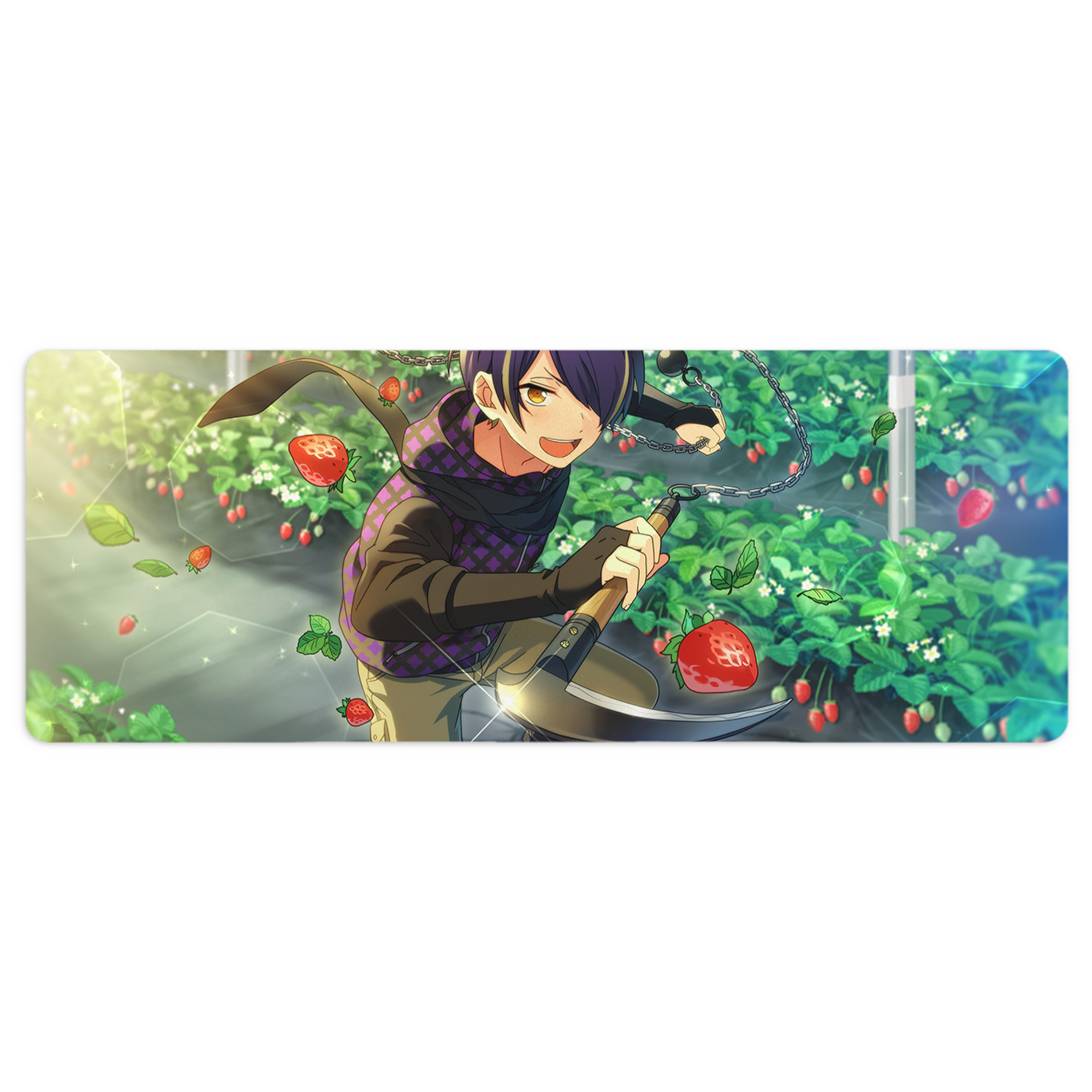 （画像用） あんさんぶるスターズ! Ensemble Stars ステッチ加工 大判デスクマット／滑り止めマウスパッド