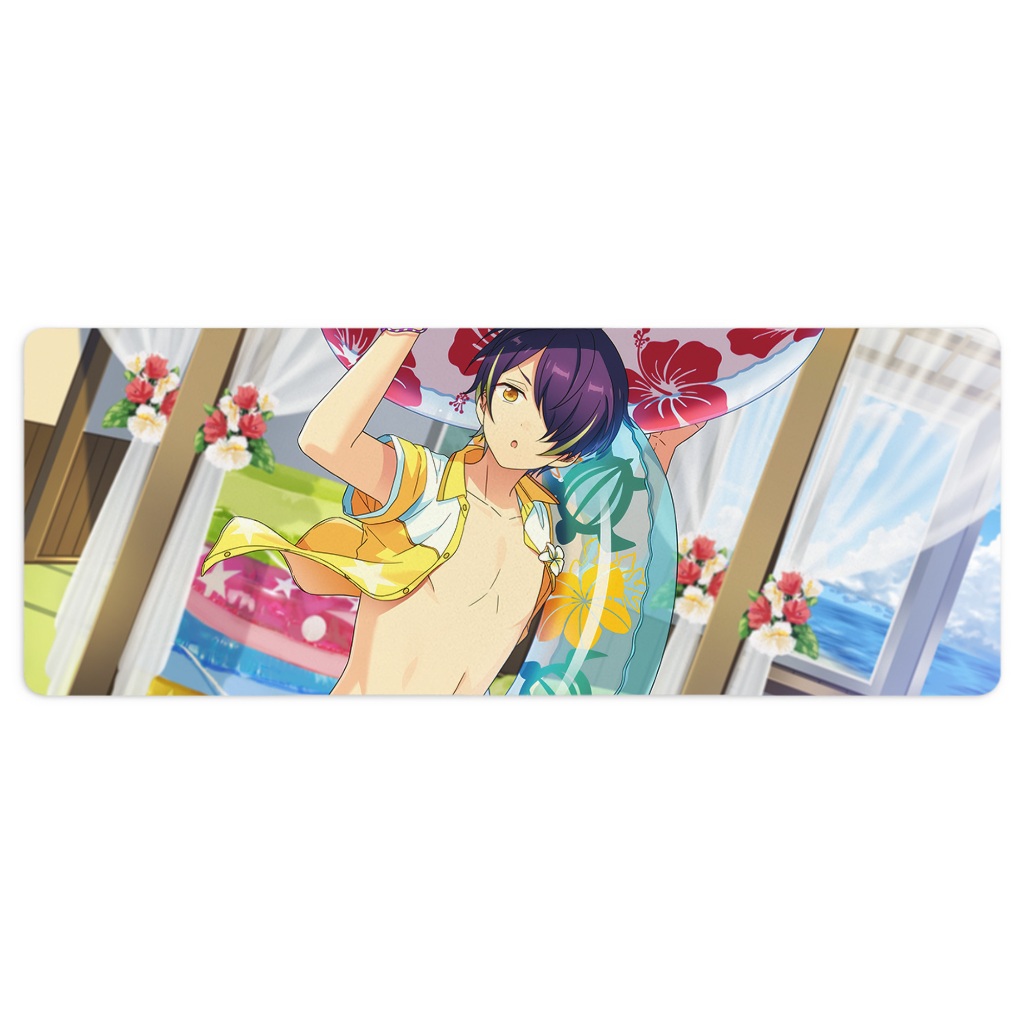（画像用） あんさんぶるスターズ! Ensemble Stars ステッチ加工 大判デスクマット／滑り止めマウスパッド