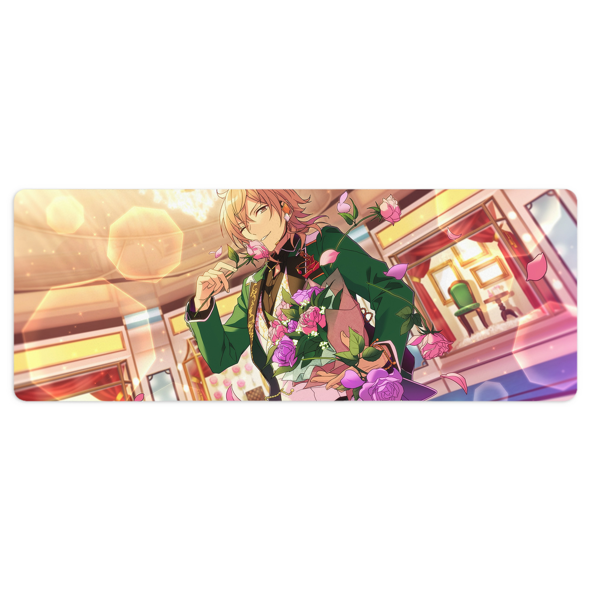 （画像用） あんさんぶるスターズ! Ensemble Stars ステッチ加工 大判デスクマット／滑り止めマウスパッド