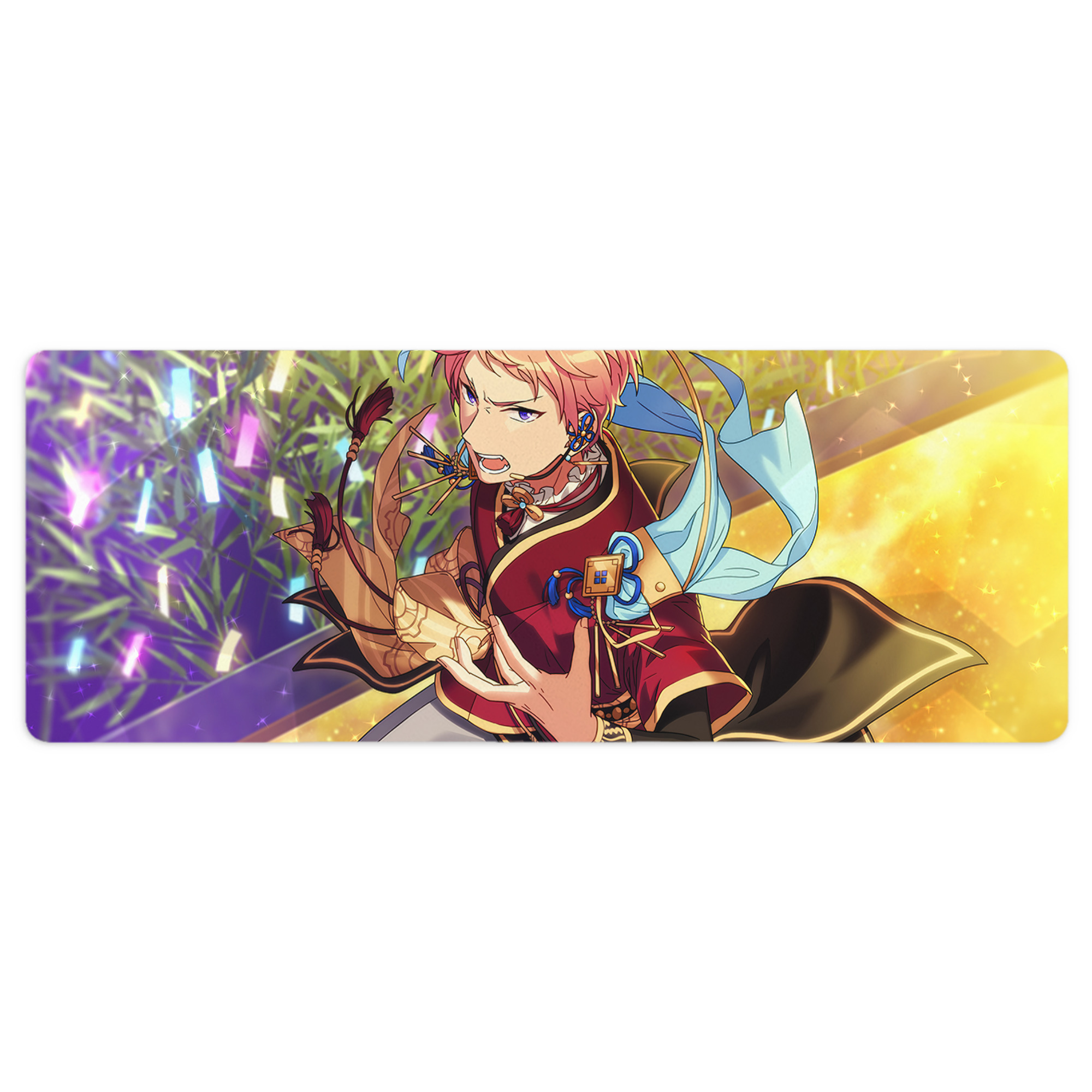 （画像用） あんさんぶるスターズ! Ensemble Stars ステッチ加工 大判デスクマット／滑り止めマウスパッド