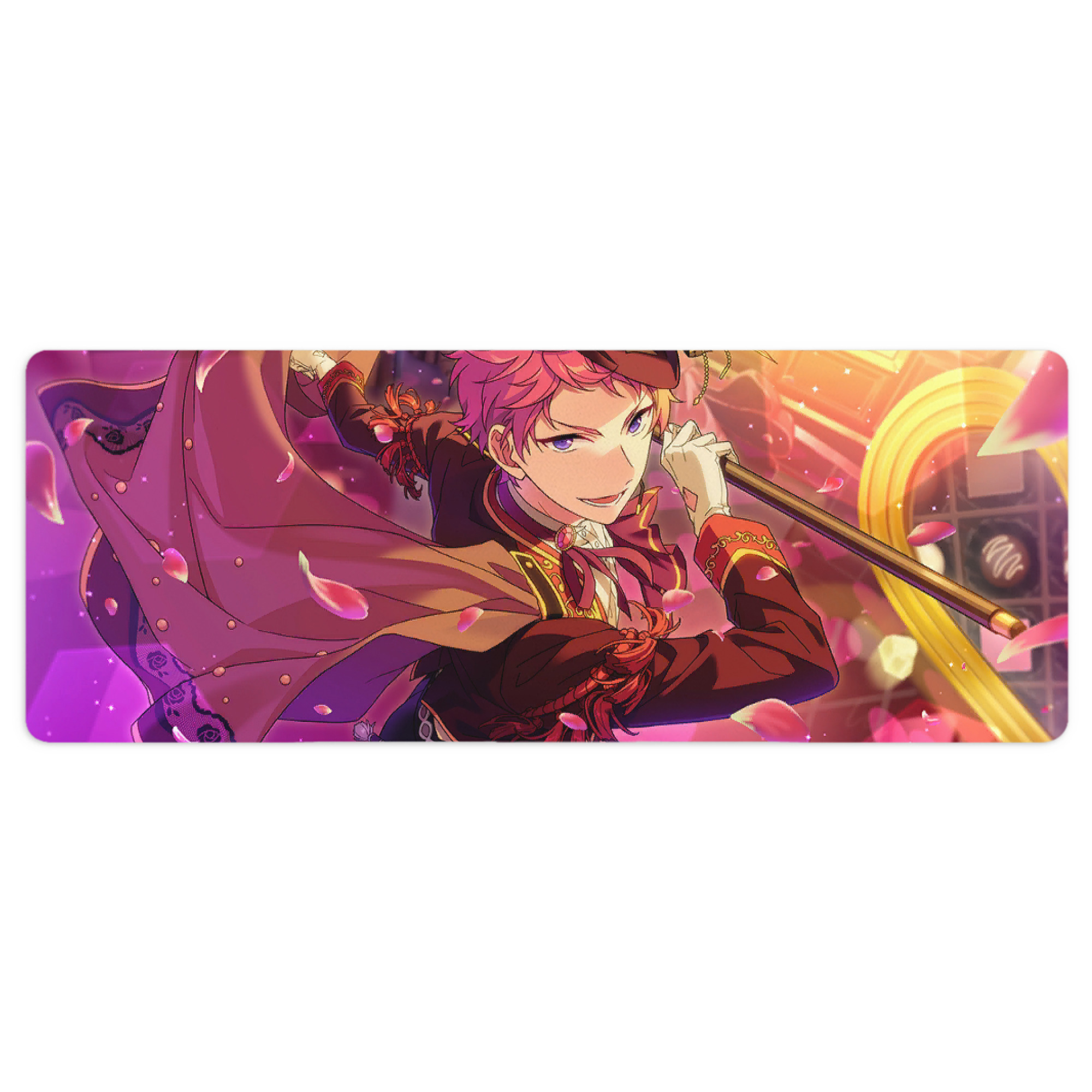 （画像用） あんさんぶるスターズ! Ensemble Stars ステッチ加工 大判デスクマット／滑り止めマウスパッド