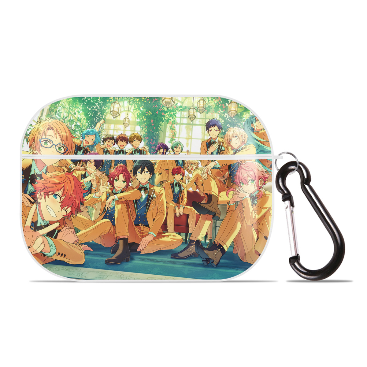 （画像用） あんさんぶるスターズ! Ensemble Stars 【AirPods Pro用】ハードシェル保護ケース 耐衝撃・防指紋・カラビナ付き商品仕様