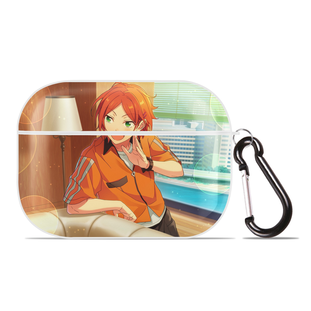 （画像用） あんさんぶるスターズ! Ensemble Stars 【AirPods Pro用】ハードシェル保護ケース 耐衝撃・防指紋・カラビナ付き商品仕様