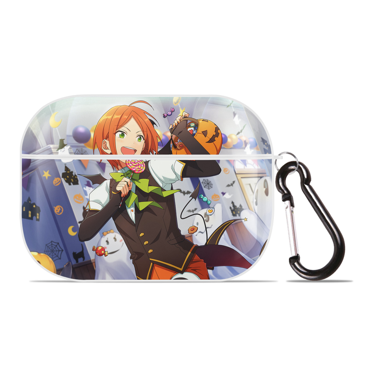（画像用） あんさんぶるスターズ! Ensemble Stars 【AirPods Pro用】ハードシェル保護ケース 耐衝撃・防指紋・カラビナ付き商品仕様