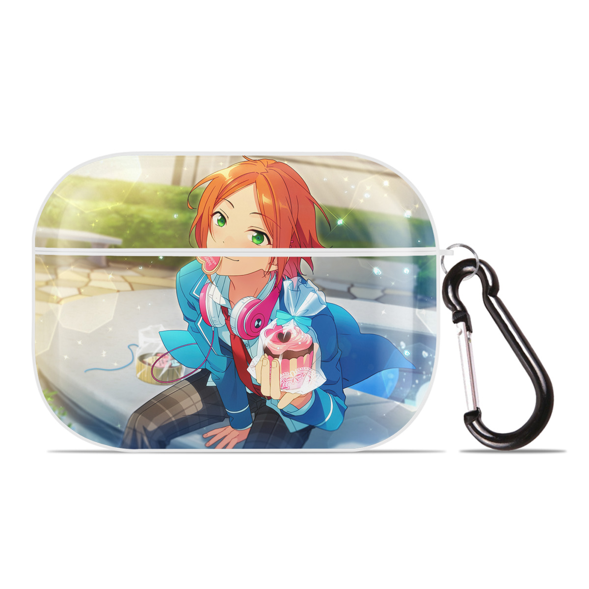 （画像用） あんさんぶるスターズ! Ensemble Stars 【AirPods Pro用】ハードシェル保護ケース 耐衝撃・防指紋・カラビナ付き商品仕様