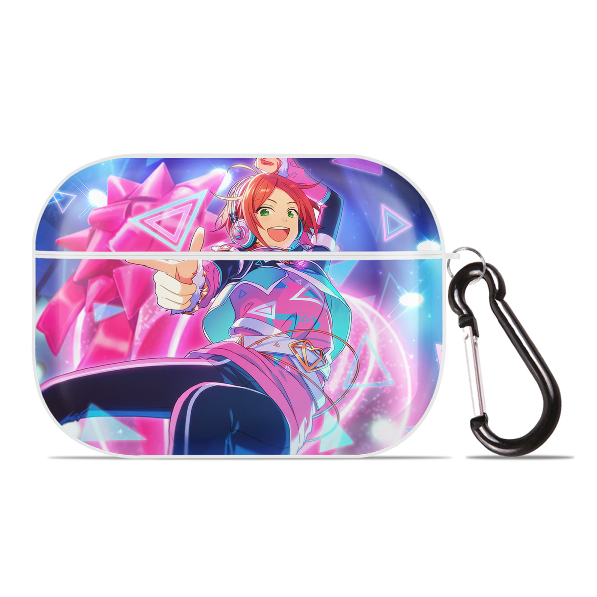 （画像用） あんさんぶるスターズ! Ensemble Stars 【AirPods Pro用】ハードシェル保護ケース 耐衝撃・防指紋・カラビナ付き商品仕様