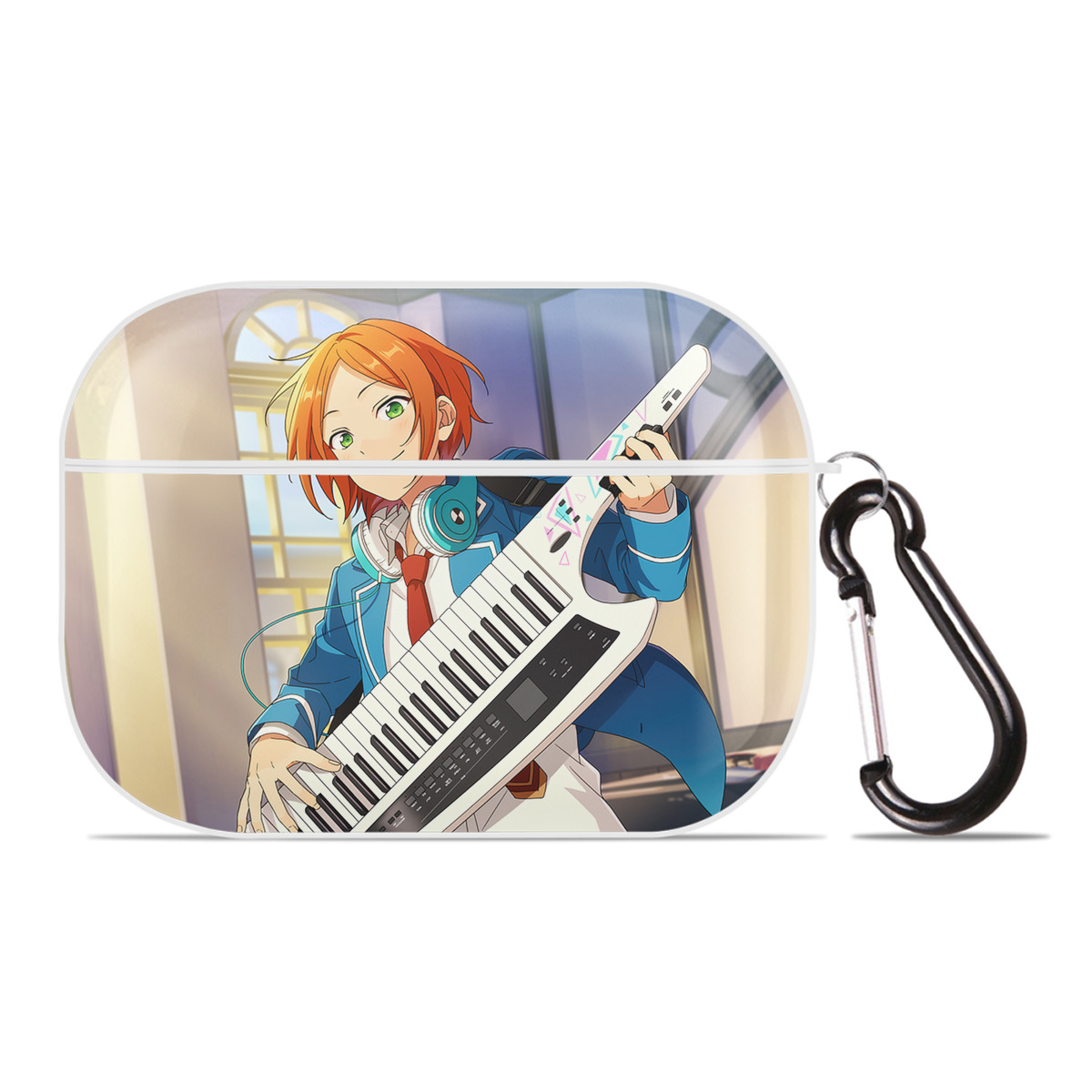 （画像用） あんさんぶるスターズ! Ensemble Stars 【AirPods Pro用】ハードシェル保護ケース 耐衝撃・防指紋・カラビナ付き商品仕様