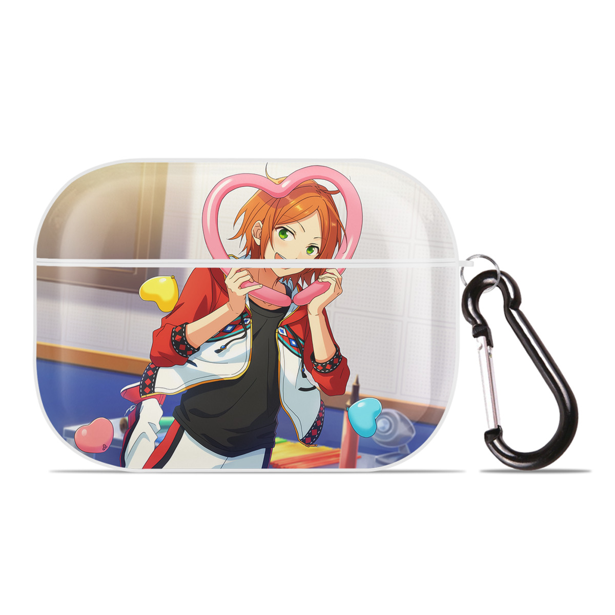 （画像用） あんさんぶるスターズ! Ensemble Stars 【AirPods Pro用】ハードシェル保護ケース 耐衝撃・防指紋・カラビナ付き商品仕様