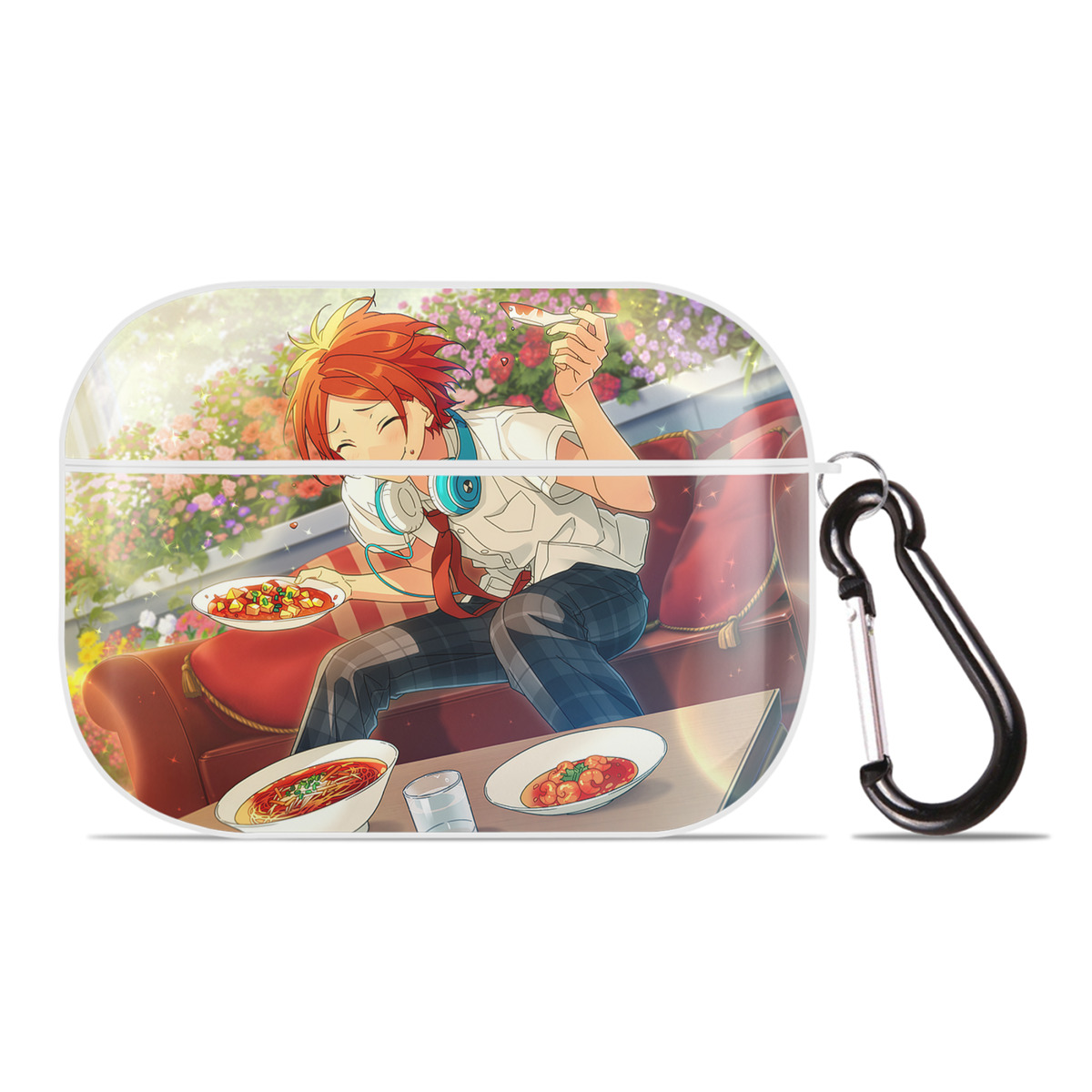 （画像用） あんさんぶるスターズ! Ensemble Stars 【AirPods Pro用】ハードシェル保護ケース 耐衝撃・防指紋・カラビナ付き商品仕様
