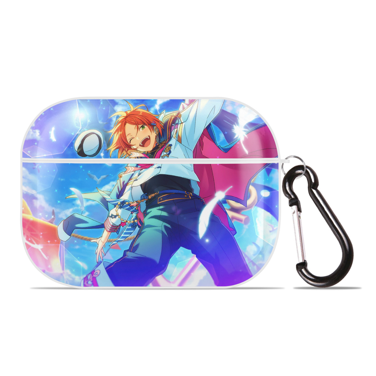 （画像用） あんさんぶるスターズ! Ensemble Stars 【AirPods Pro用】ハードシェル保護ケース 耐衝撃・防指紋・カラビナ付き商品仕様
