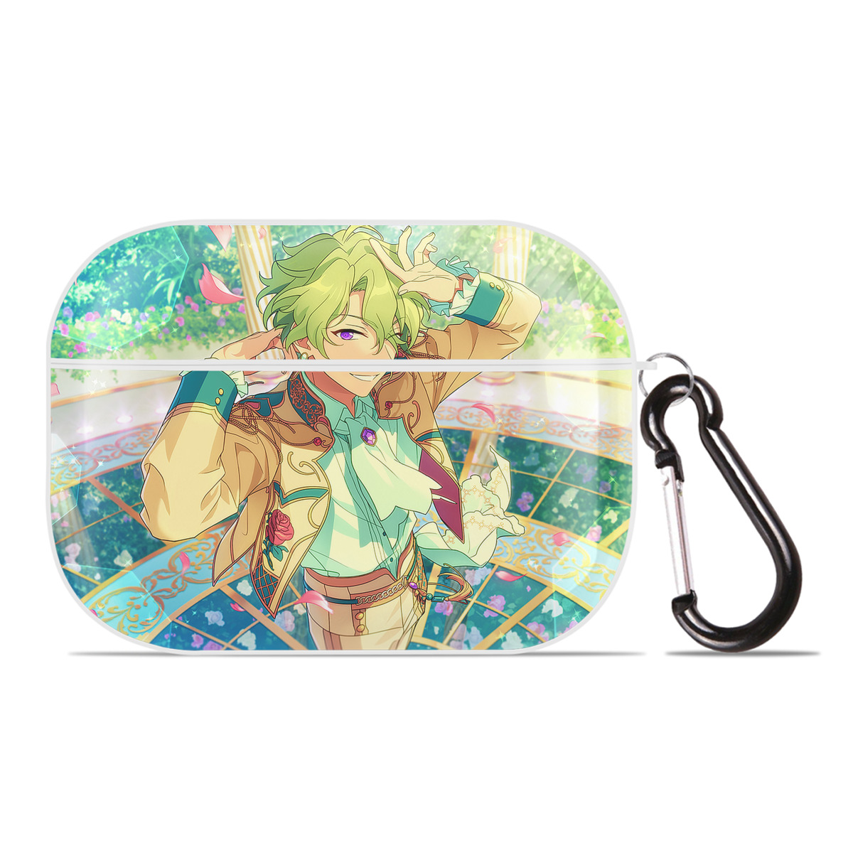 （画像用） あんさんぶるスターズ! Ensemble Stars 【AirPods Pro用】ハードシェル保護ケース 耐衝撃・防指紋・カラビナ付き商品仕様