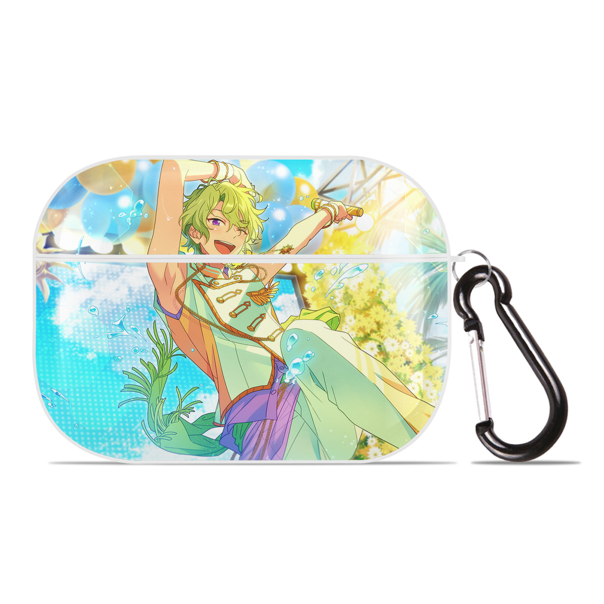 （画像用） あんさんぶるスターズ! Ensemble Stars 【AirPods Pro用】ハードシェル保護ケース 耐衝撃・防指紋・カラビナ付き商品仕様