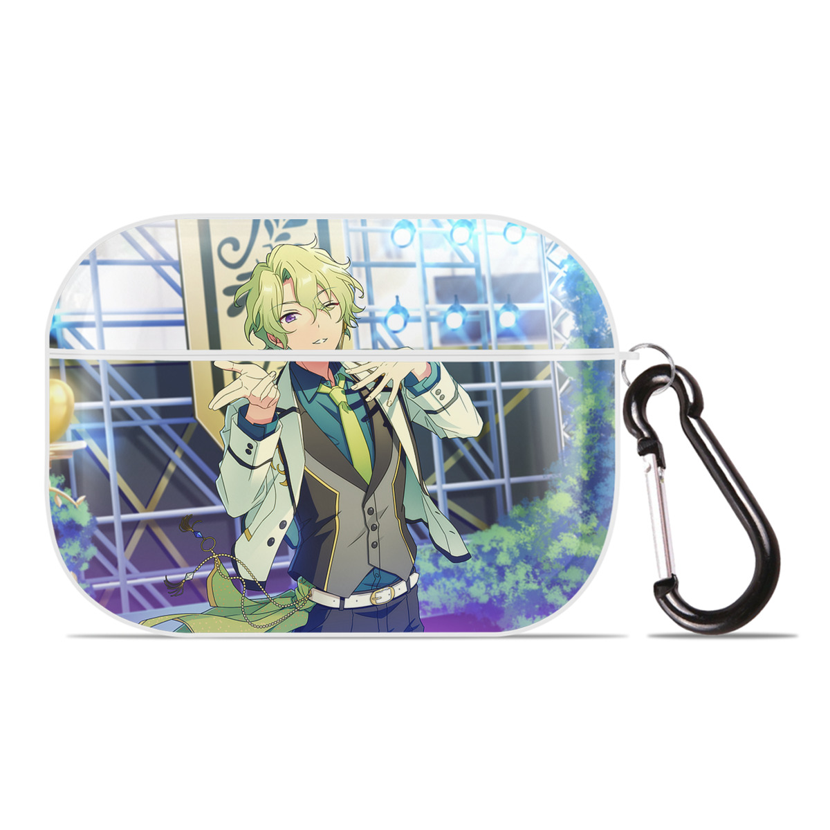 （画像用） あんさんぶるスターズ! Ensemble Stars 【AirPods Pro用】ハードシェル保護ケース 耐衝撃・防指紋・カラビナ付き商品仕様