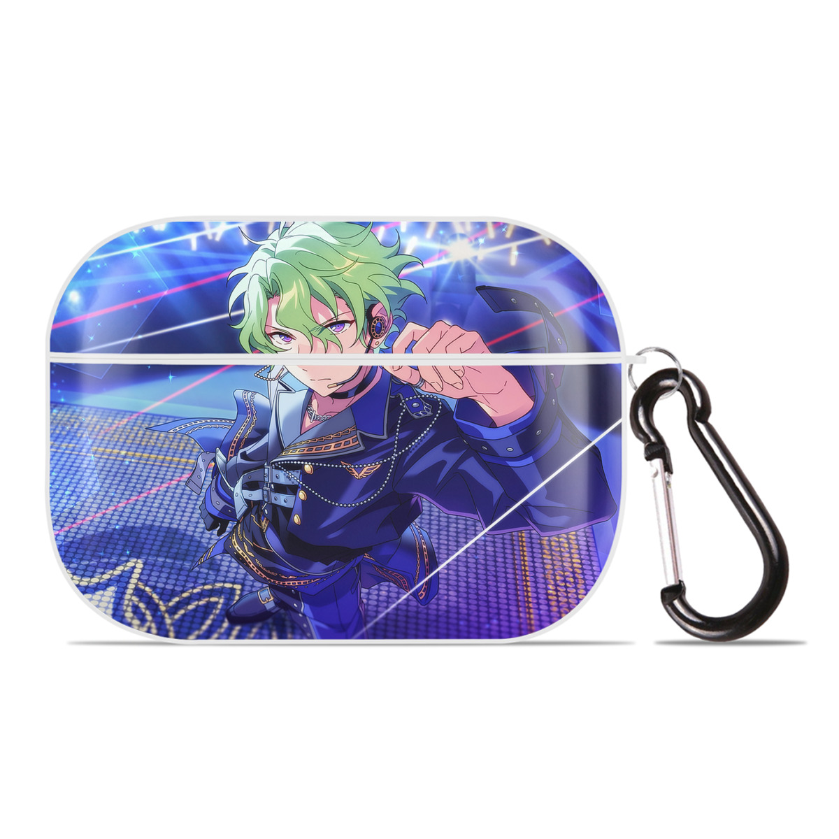 （画像用） あんさんぶるスターズ! Ensemble Stars 【AirPods Pro用】ハードシェル保護ケース 耐衝撃・防指紋・カラビナ付き商品仕様