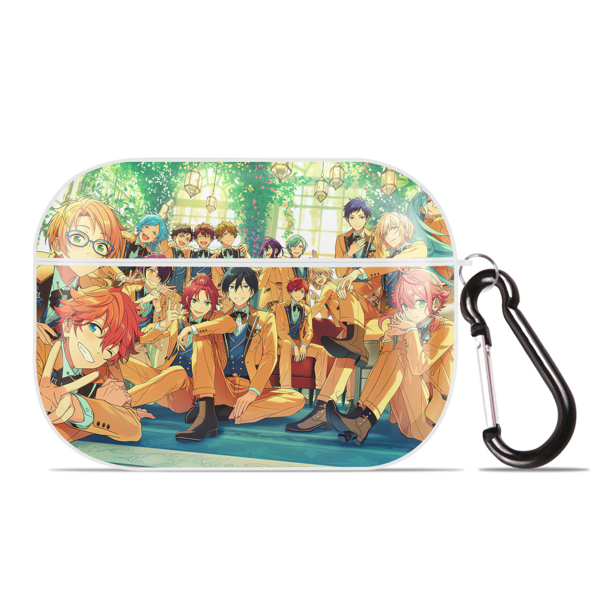 （画像用） あんさんぶるスターズ! Ensemble Stars 【AirPods Pro用】ハードシェル保護ケース 耐衝撃・防指紋・カラビナ付き商品仕様