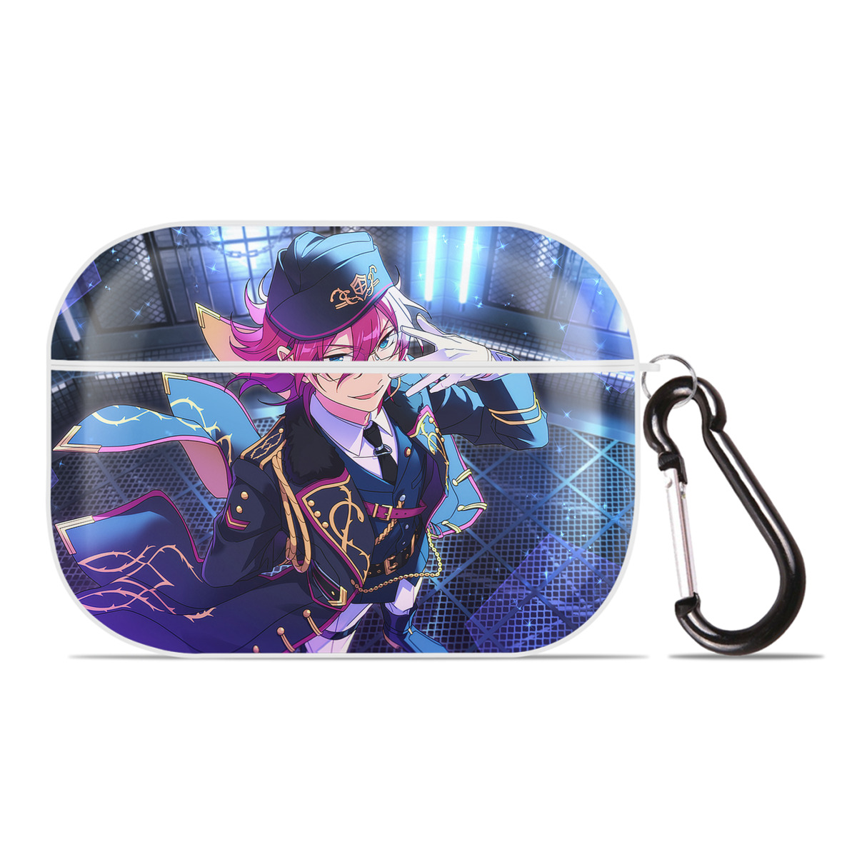 （画像用） あんさんぶるスターズ! Ensemble Stars 【AirPods Pro用】ハードシェル保護ケース 耐衝撃・防指紋・カラビナ付き商品仕様