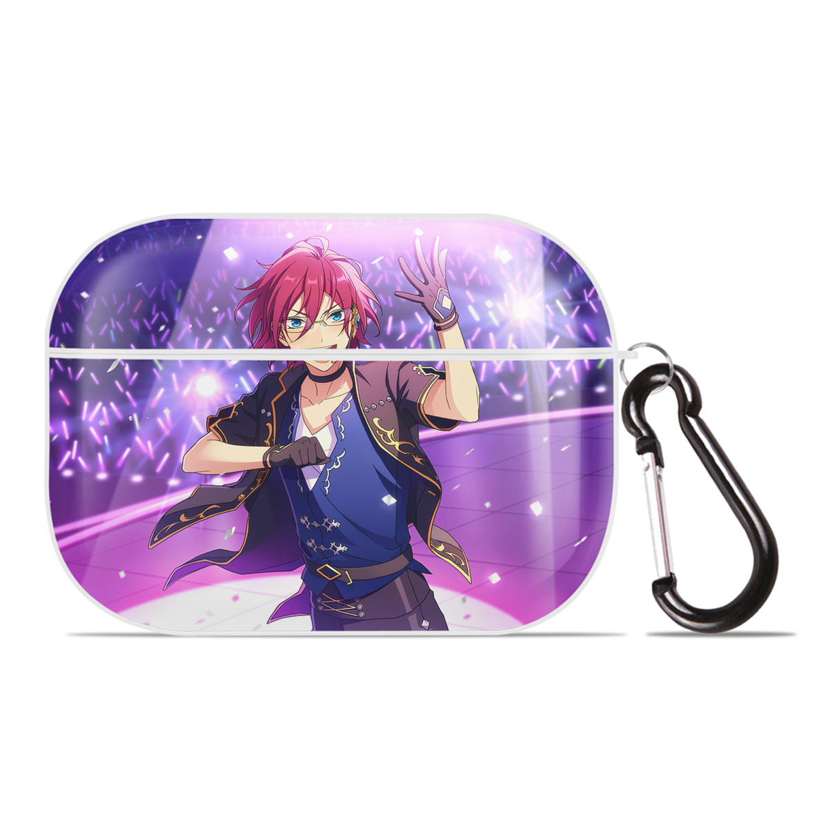 （画像用） あんさんぶるスターズ! Ensemble Stars 【AirPods Pro用】ハードシェル保護ケース 耐衝撃・防指紋・カラビナ付き商品仕様