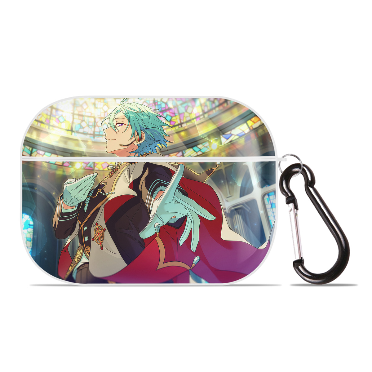 （画像用） あんさんぶるスターズ! Ensemble Stars 【AirPods Pro用】ハードシェル保護ケース 耐衝撃・防指紋・カラビナ付き商品仕様