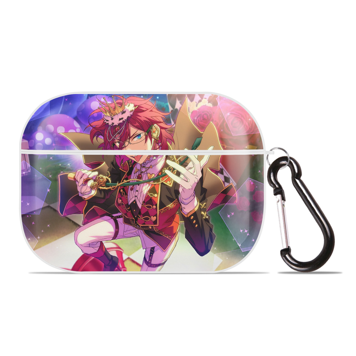 （画像用） あんさんぶるスターズ! Ensemble Stars 【AirPods Pro用】ハードシェル保護ケース 耐衝撃・防指紋・カラビナ付き商品仕様