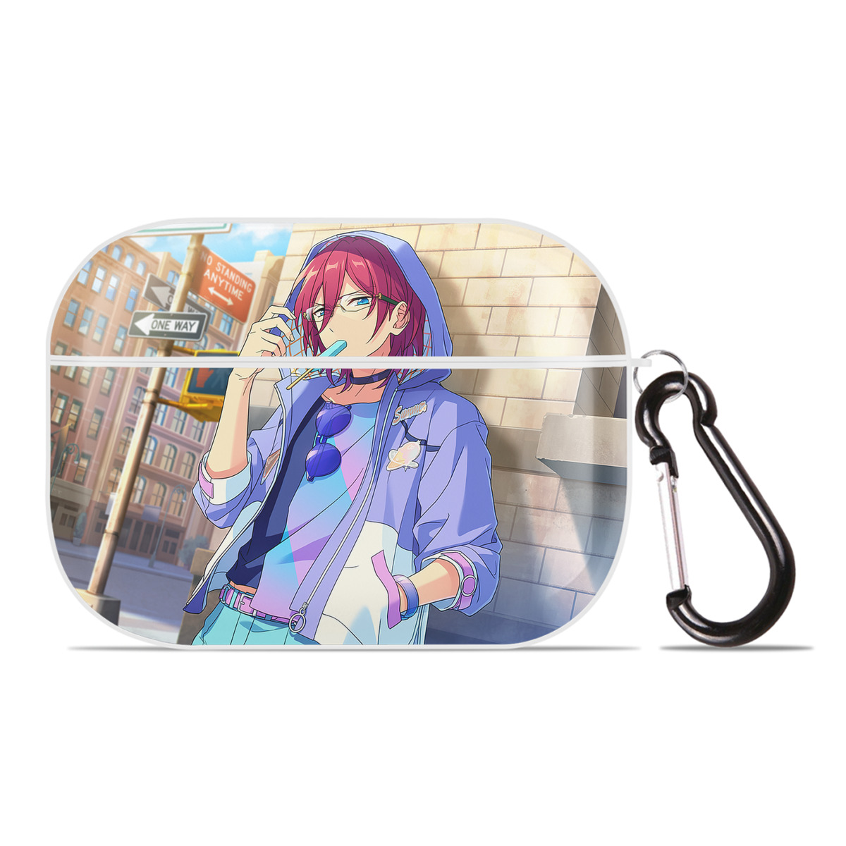 （画像用） あんさんぶるスターズ! Ensemble Stars 【AirPods Pro用】ハードシェル保護ケース 耐衝撃・防指紋・カラビナ付き商品仕様