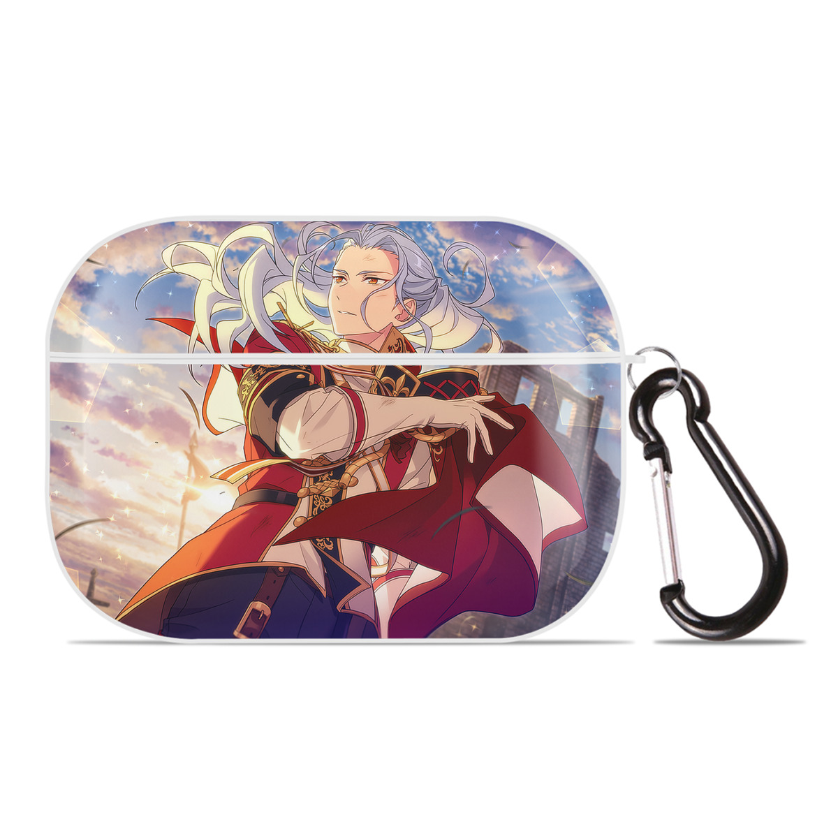 （画像用） あんさんぶるスターズ! Ensemble Stars 【AirPods Pro用】ハードシェル保護ケース 耐衝撃・防指紋・カラビナ付き商品仕様