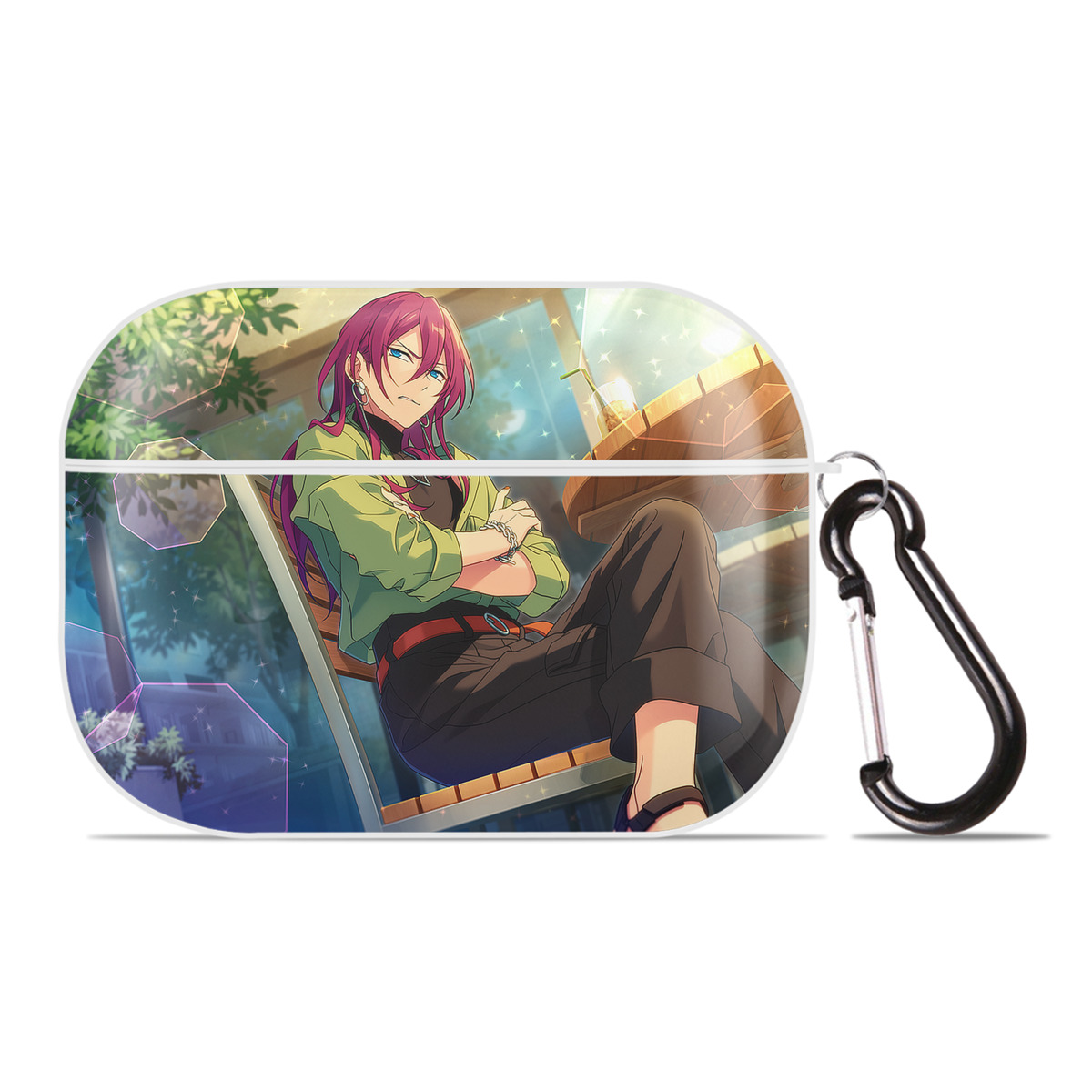 （画像用） あんさんぶるスターズ! Ensemble Stars 【AirPods Pro用】ハードシェル保護ケース 耐衝撃・防指紋・カラビナ付き商品仕様