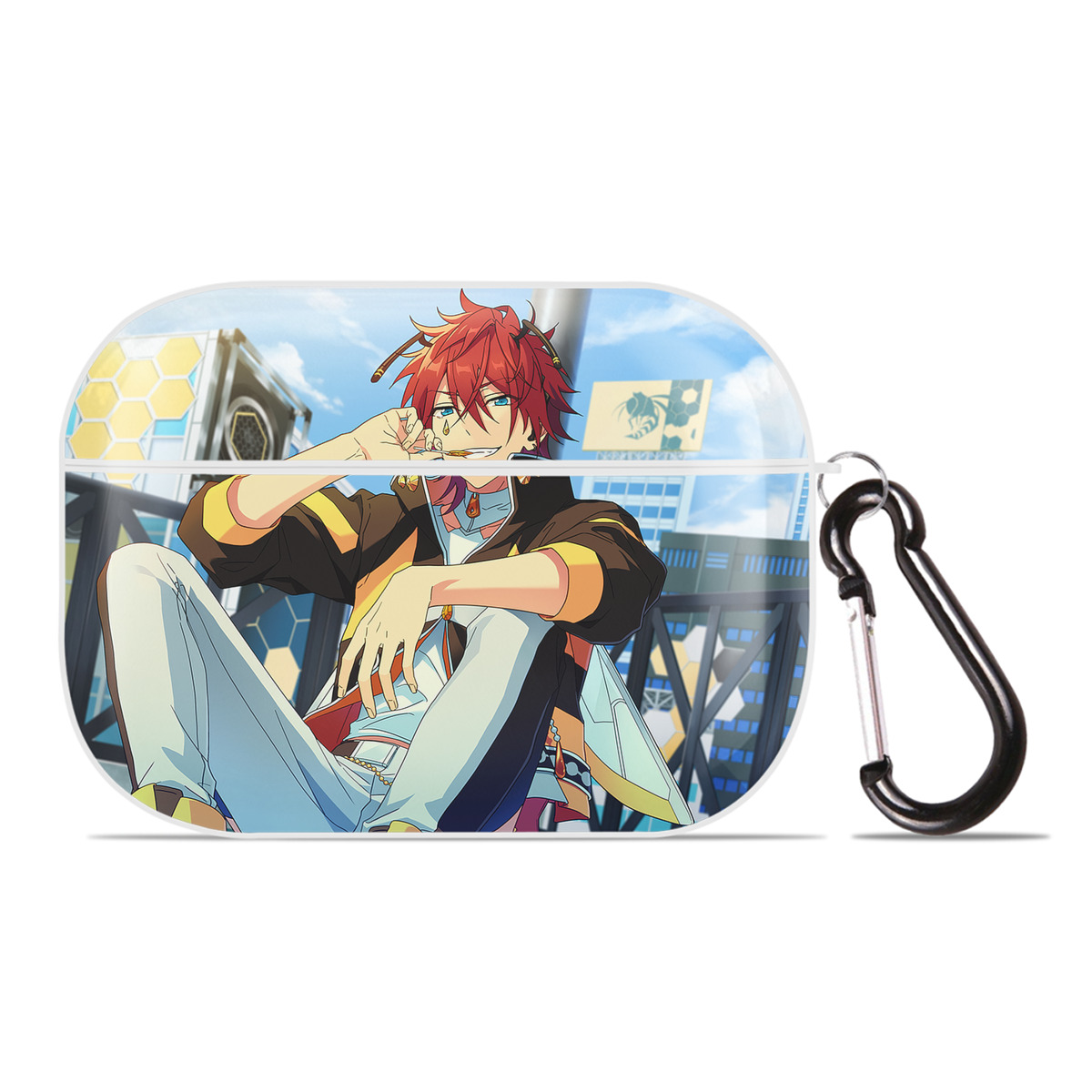 （画像用） あんさんぶるスターズ! Ensemble Stars 【AirPods Pro用】ハードシェル保護ケース 耐衝撃・防指紋・カラビナ付き商品仕様