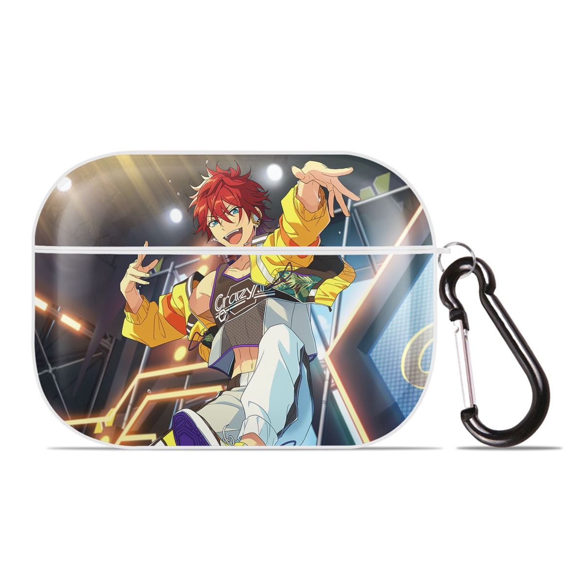 （画像用） あんさんぶるスターズ! Ensemble Stars 【AirPods Pro用】ハードシェル保護ケース 耐衝撃・防指紋・カラビナ付き商品仕様
