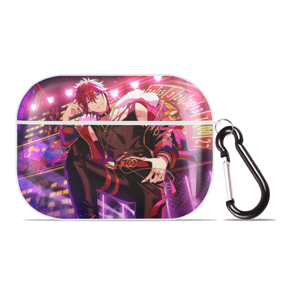 （画像用） あんさんぶるスターズ! Ensemble Stars 【AirPods Pro用】ハードシェル保護ケース 耐衝撃・防指紋・カラビナ付き商品仕様