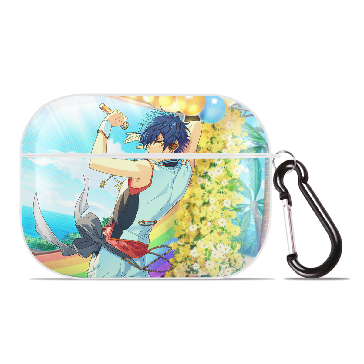 （画像用） あんさんぶるスターズ! Ensemble Stars 【AirPods Pro用】ハードシェル保護ケース 耐衝撃・防指紋・カラビナ付き商品仕様