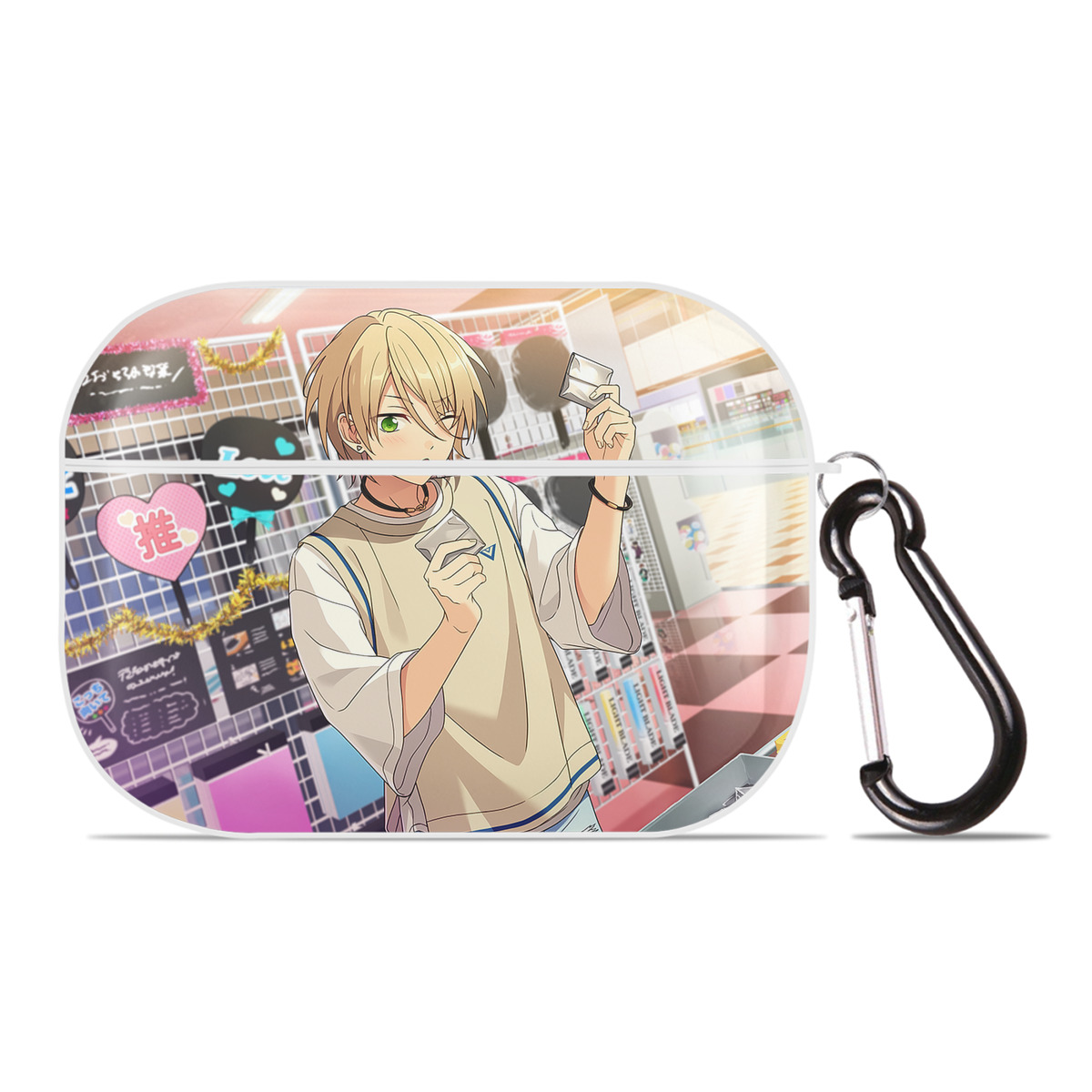 （画像用） あんさんぶるスターズ! Ensemble Stars 【AirPods Pro用】ハードシェル保護ケース 耐衝撃・防指紋・カラビナ付き商品仕様