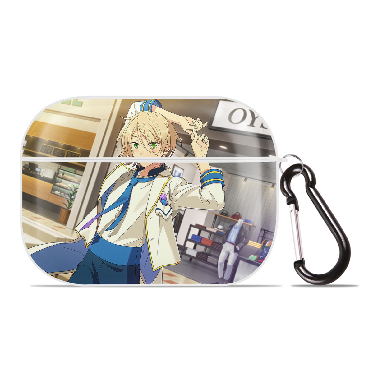 （画像用） あんさんぶるスターズ! Ensemble Stars 【AirPods Pro用】ハードシェル保護ケース 耐衝撃・防指紋・カラビナ付き商品仕様
