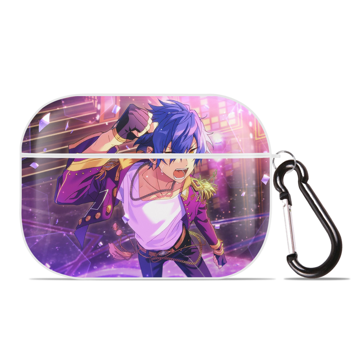 （画像用） あんさんぶるスターズ! Ensemble Stars 【AirPods Pro用】ハードシェル保護ケース 耐衝撃・防指紋・カラビナ付き商品仕様