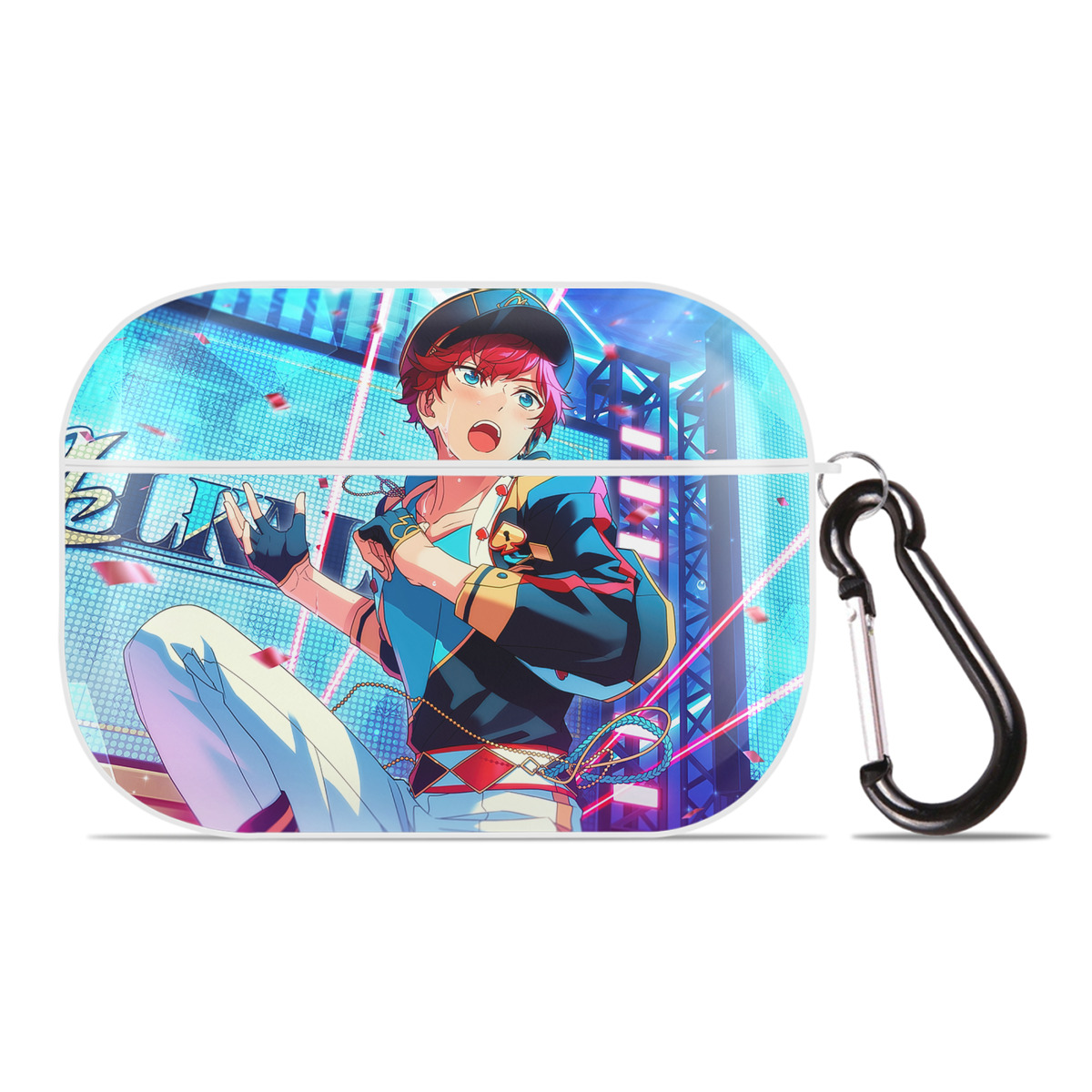 （画像用） あんさんぶるスターズ! Ensemble Stars 【AirPods Pro用】ハードシェル保護ケース 耐衝撃・防指紋・カラビナ付き商品仕様