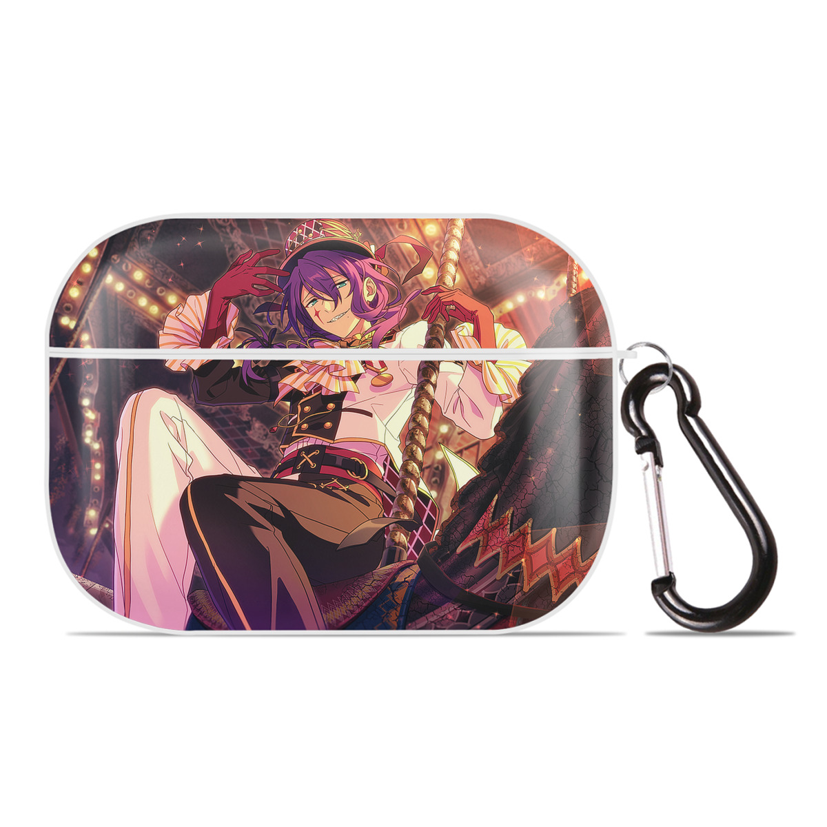 （画像用） あんさんぶるスターズ! Ensemble Stars 【AirPods Pro用】ハードシェル保護ケース 耐衝撃・防指紋・カラビナ付き商品仕様