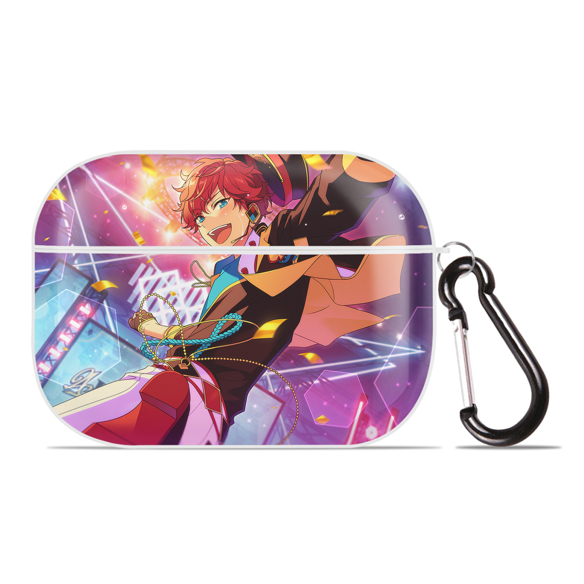 （画像用） あんさんぶるスターズ! Ensemble Stars 【AirPods Pro用】ハードシェル保護ケース 耐衝撃・防指紋・カラビナ付き商品仕様