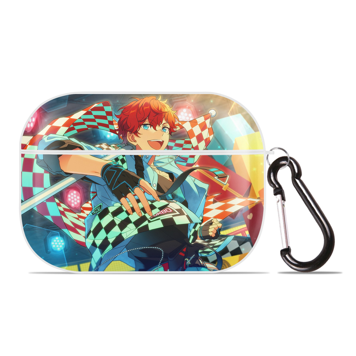 （画像用） あんさんぶるスターズ! Ensemble Stars 【AirPods Pro用】ハードシェル保護ケース 耐衝撃・防指紋・カラビナ付き商品仕様