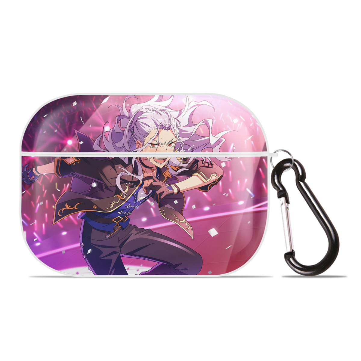 （画像用） あんさんぶるスターズ! Ensemble Stars 【AirPods Pro用】ハードシェル保護ケース 耐衝撃・防指紋・カラビナ付き商品仕様
