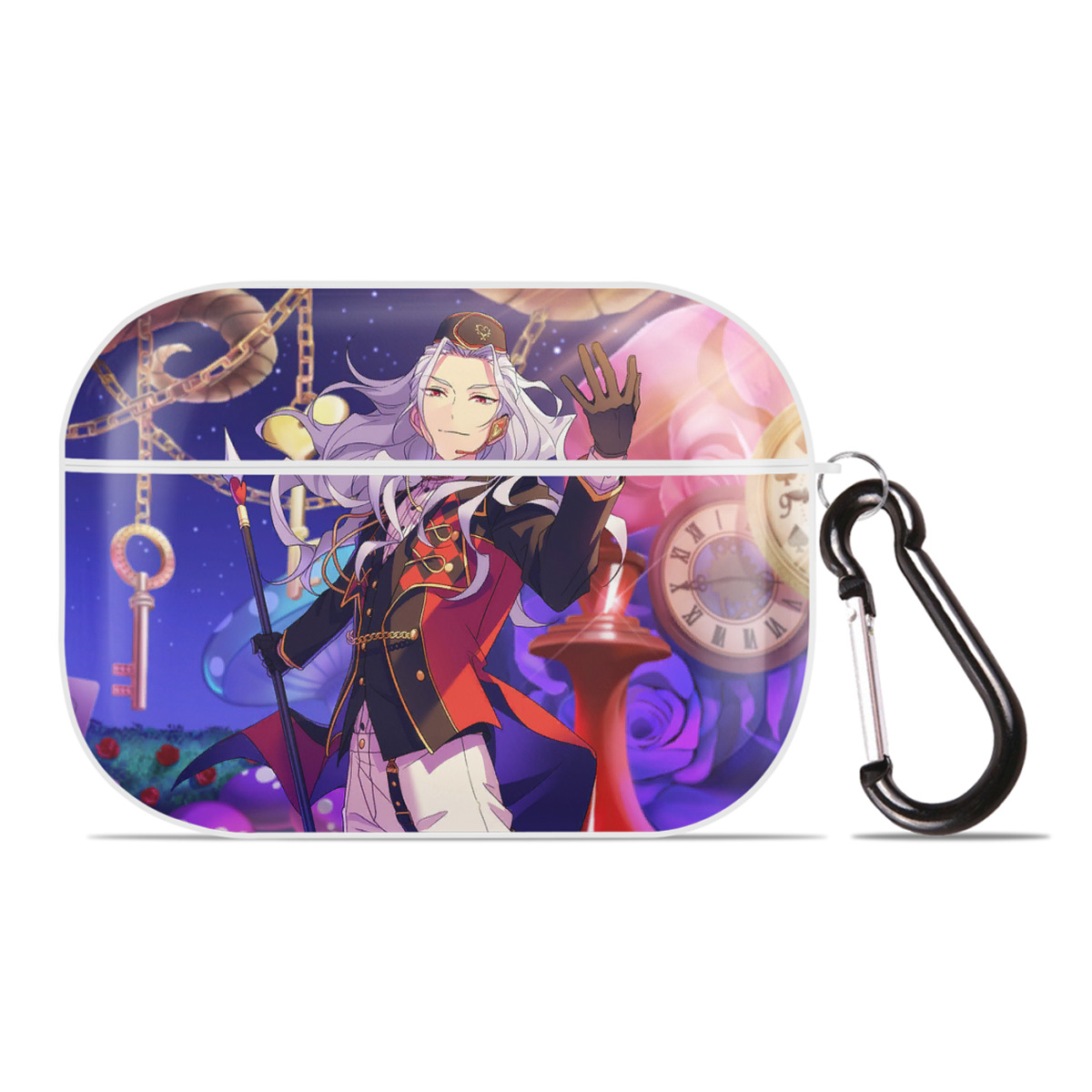 （画像用） あんさんぶるスターズ! Ensemble Stars 【AirPods Pro用】ハードシェル保護ケース 耐衝撃・防指紋・カラビナ付き商品仕様