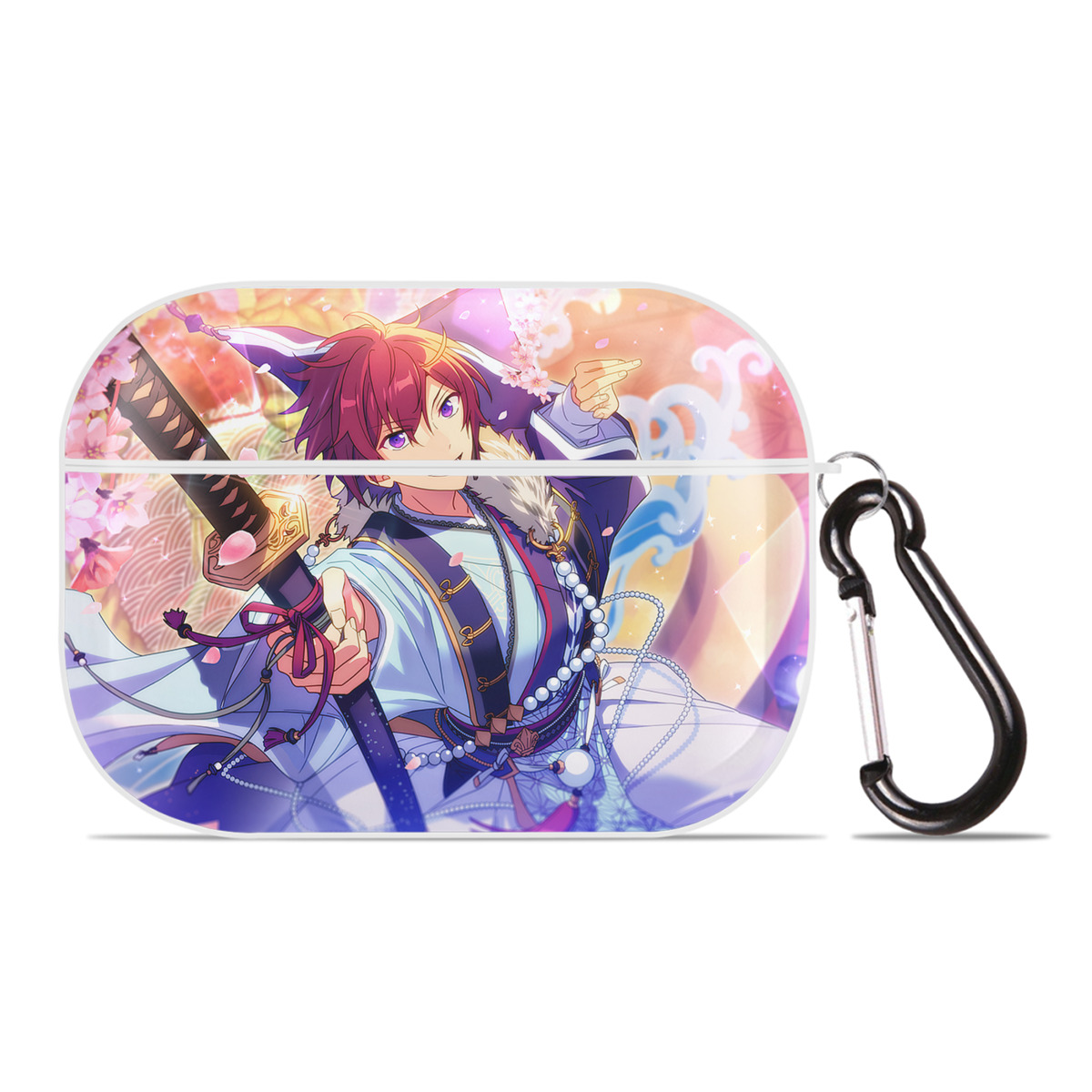 （画像用） あんさんぶるスターズ! Ensemble Stars 【AirPods Pro用】ハードシェル保護ケース 耐衝撃・防指紋・カラビナ付き商品仕様