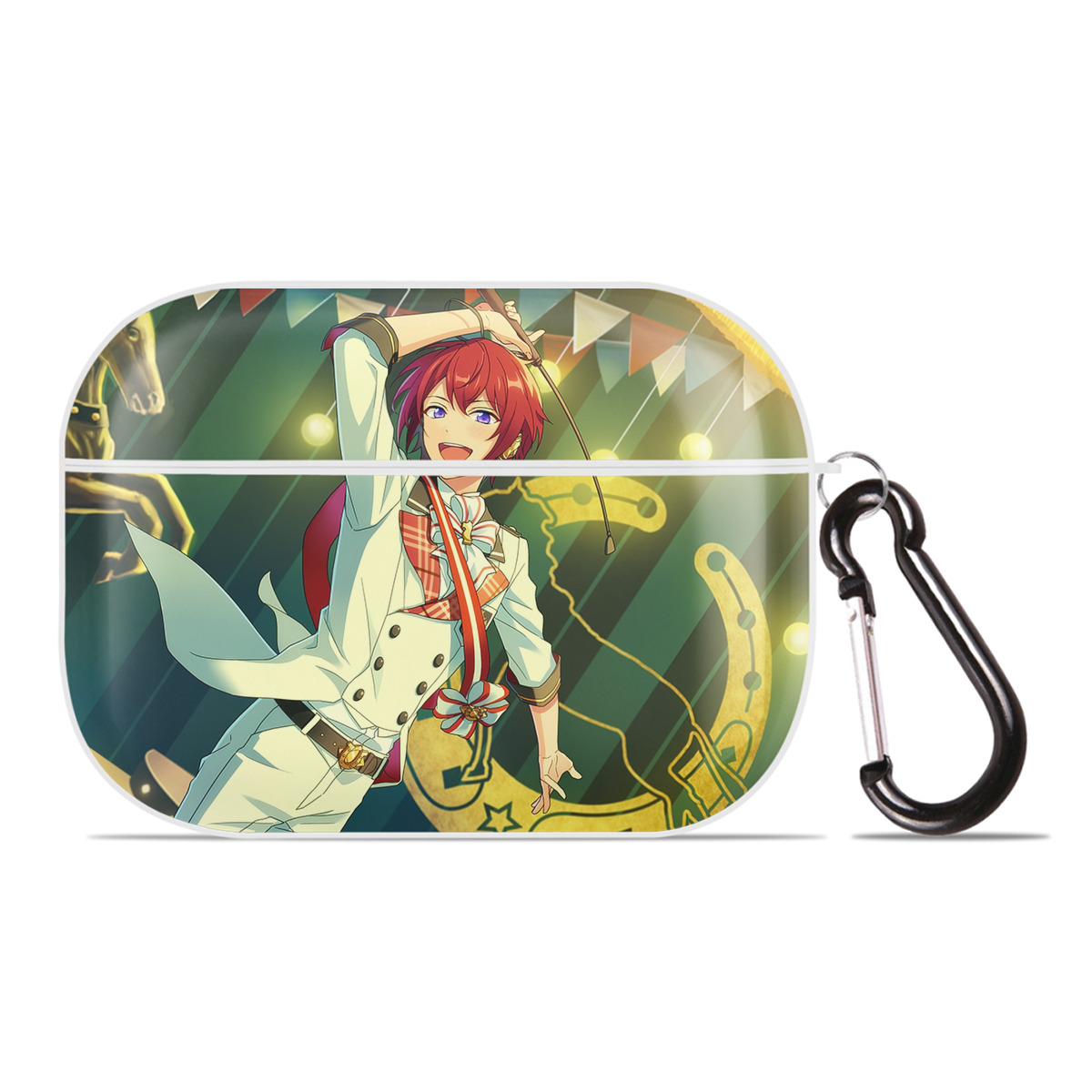 （画像用） あんさんぶるスターズ! Ensemble Stars 【AirPods Pro用】ハードシェル保護ケース 耐衝撃・防指紋・カラビナ付き商品仕様