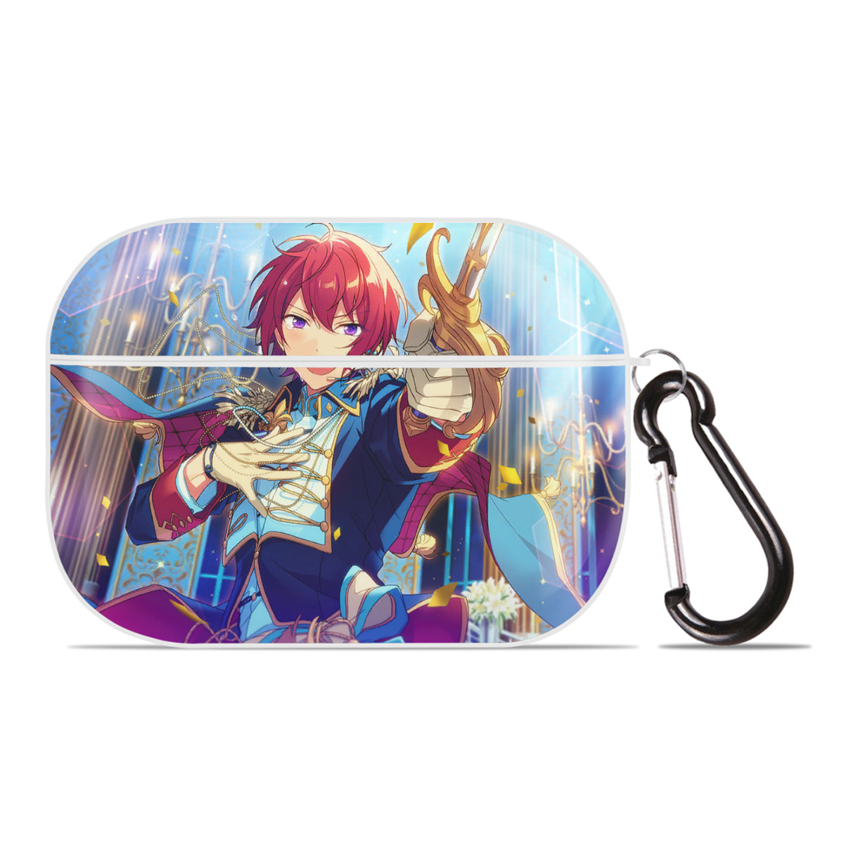 （画像用） あんさんぶるスターズ! Ensemble Stars 【AirPods Pro用】ハードシェル保護ケース 耐衝撃・防指紋・カラビナ付き商品仕様