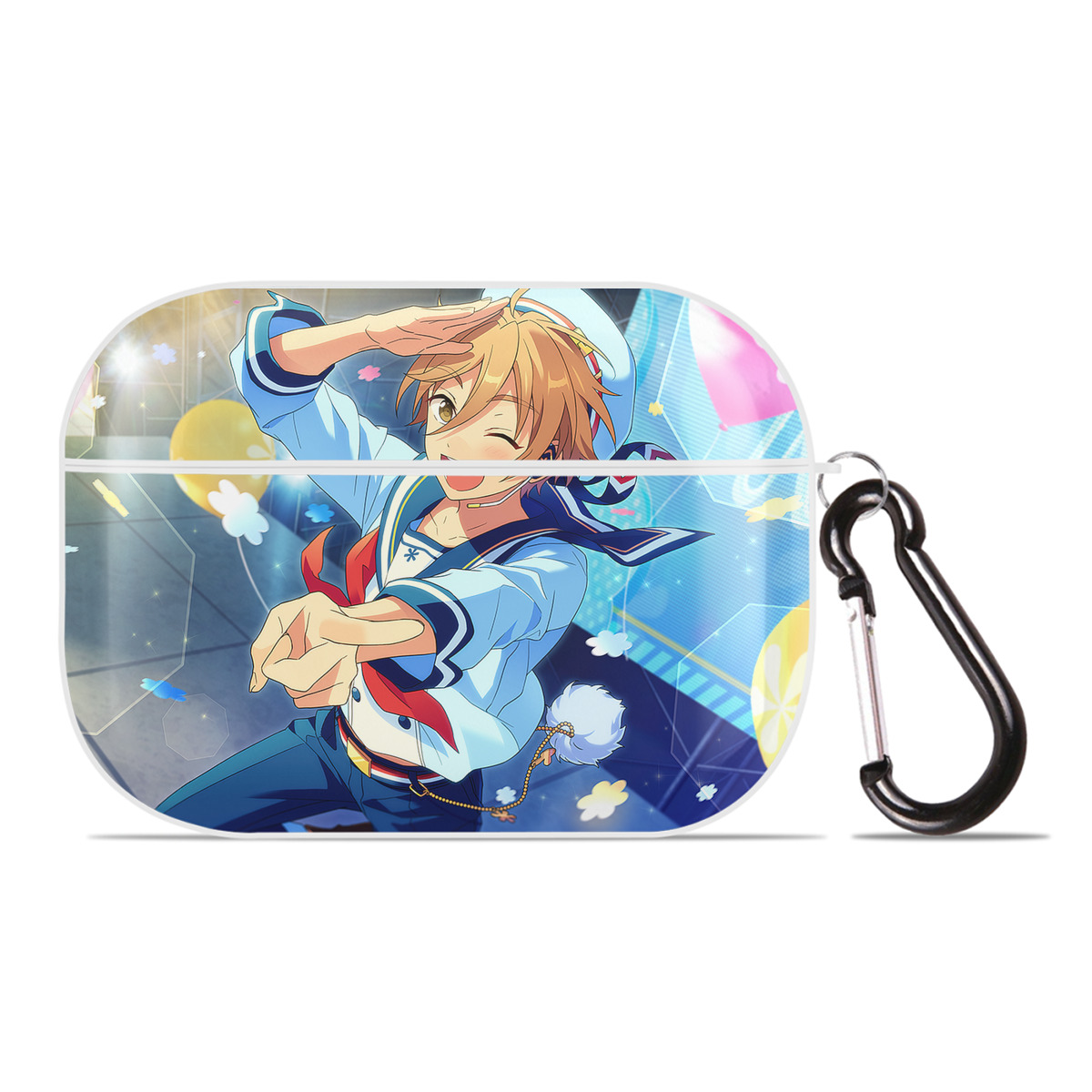 （画像用） あんさんぶるスターズ! Ensemble Stars 【AirPods Pro用】ハードシェル保護ケース 耐衝撃・防指紋・カラビナ付き商品仕様