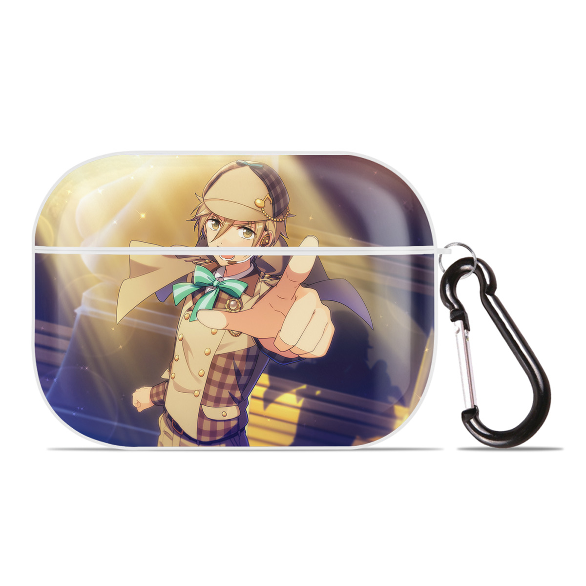 （画像用） あんさんぶるスターズ! Ensemble Stars 【AirPods Pro用】ハードシェル保護ケース 耐衝撃・防指紋・カラビナ付き商品仕様