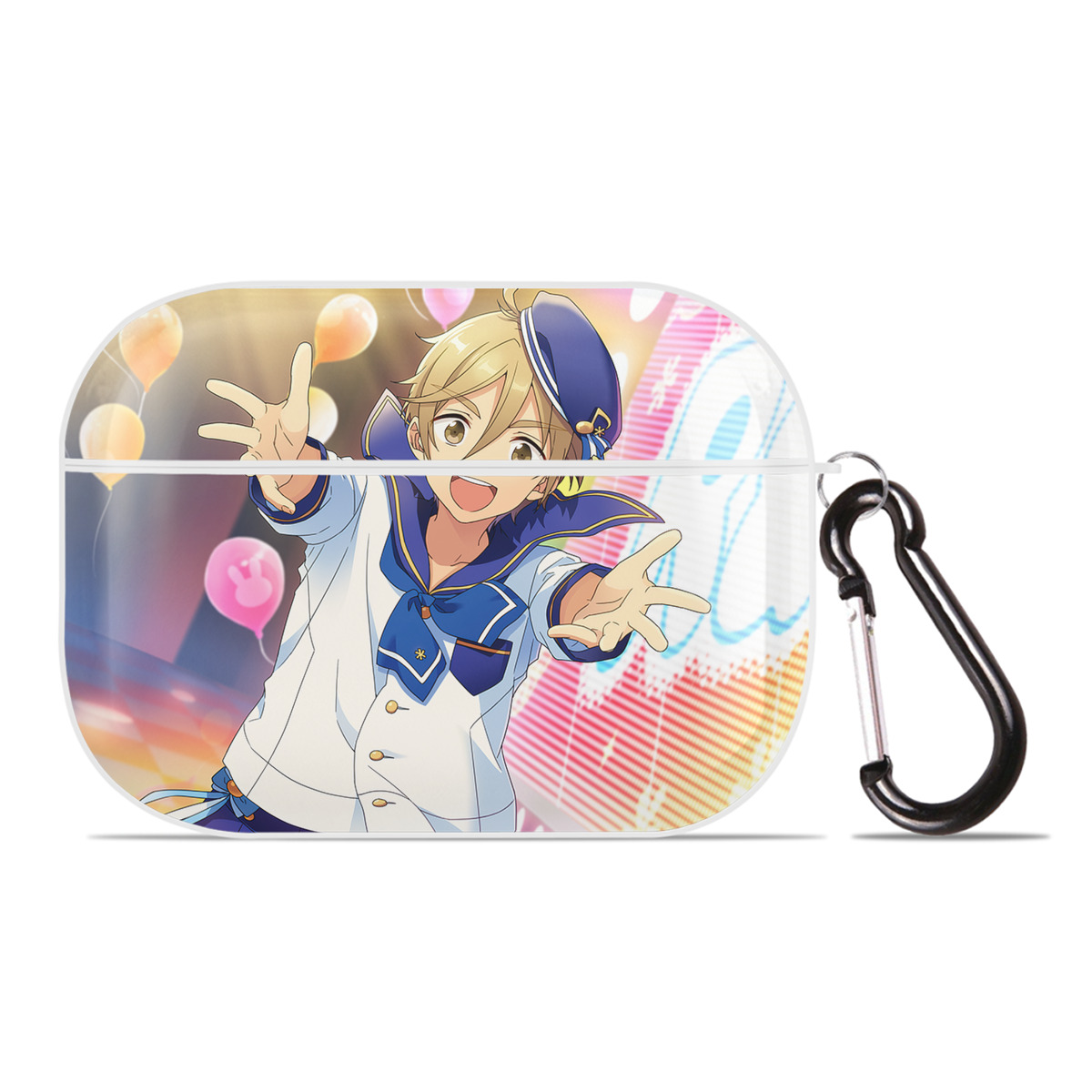 （画像用） あんさんぶるスターズ! Ensemble Stars 【AirPods Pro用】ハードシェル保護ケース 耐衝撃・防指紋・カラビナ付き商品仕様