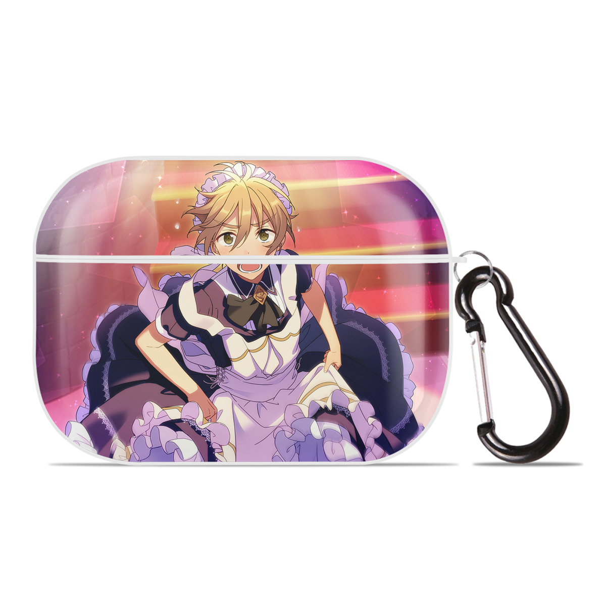 （画像用） あんさんぶるスターズ! Ensemble Stars 【AirPods Pro用】ハードシェル保護ケース 耐衝撃・防指紋・カラビナ付き商品仕様