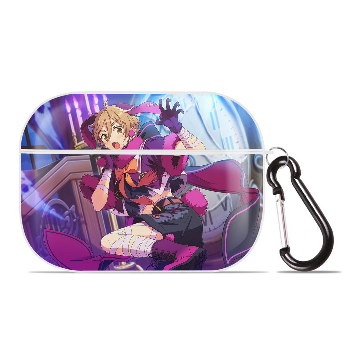 （画像用） あんさんぶるスターズ! Ensemble Stars 【AirPods Pro用】ハードシェル保護ケース 耐衝撃・防指紋・カラビナ付き商品仕様