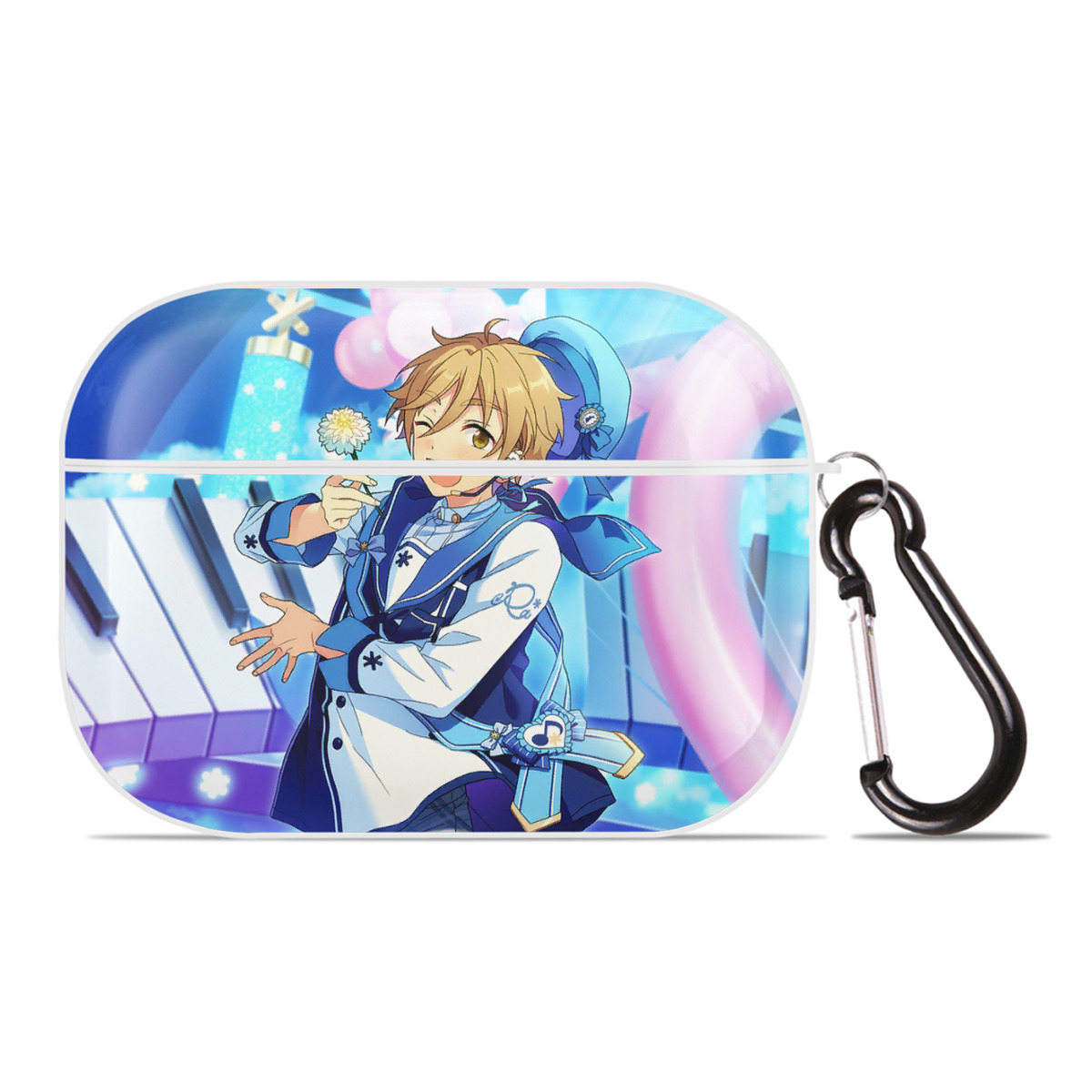 （画像用） あんさんぶるスターズ! Ensemble Stars 【AirPods Pro用】ハードシェル保護ケース 耐衝撃・防指紋・カラビナ付き商品仕様