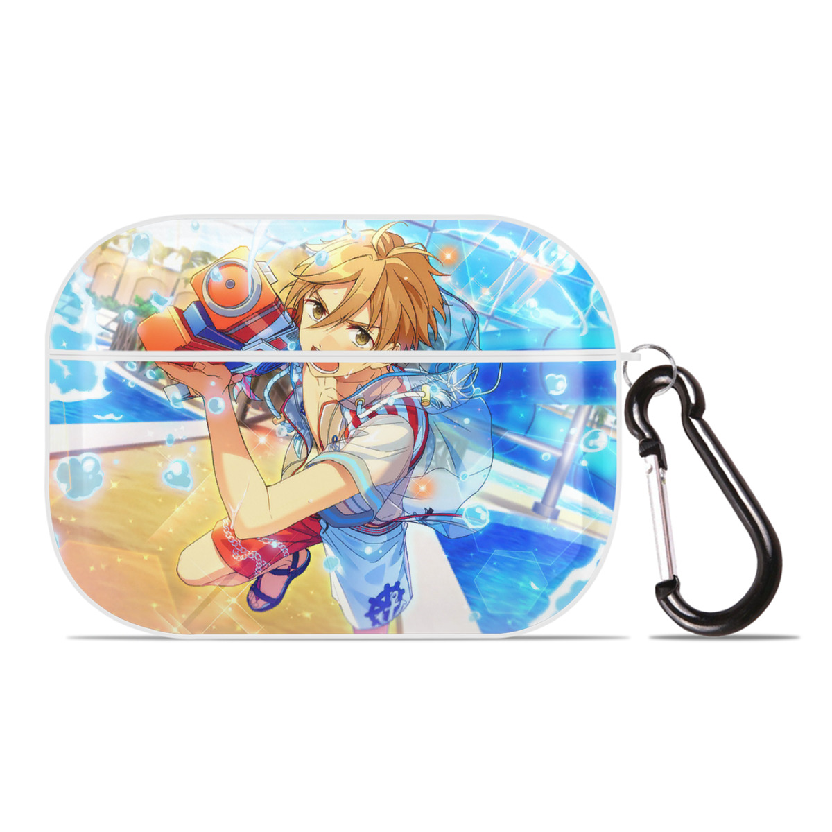 （画像用） あんさんぶるスターズ! Ensemble Stars 【AirPods Pro用】ハードシェル保護ケース 耐衝撃・防指紋・カラビナ付き商品仕様