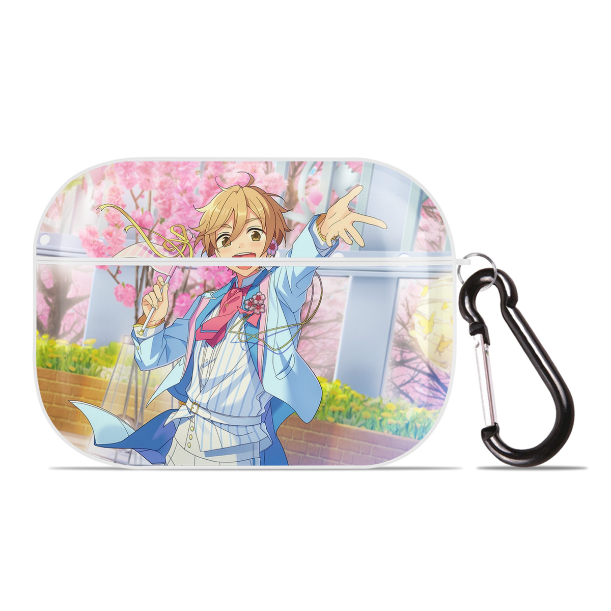 （画像用） あんさんぶるスターズ! Ensemble Stars 【AirPods Pro用】ハードシェル保護ケース 耐衝撃・防指紋・カラビナ付き商品仕様